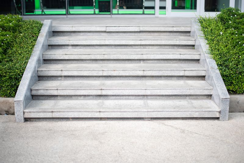Design Options For Commercial Concrete Walkways And Steps